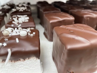 Chocolate Covered Vanilla Marshmallows